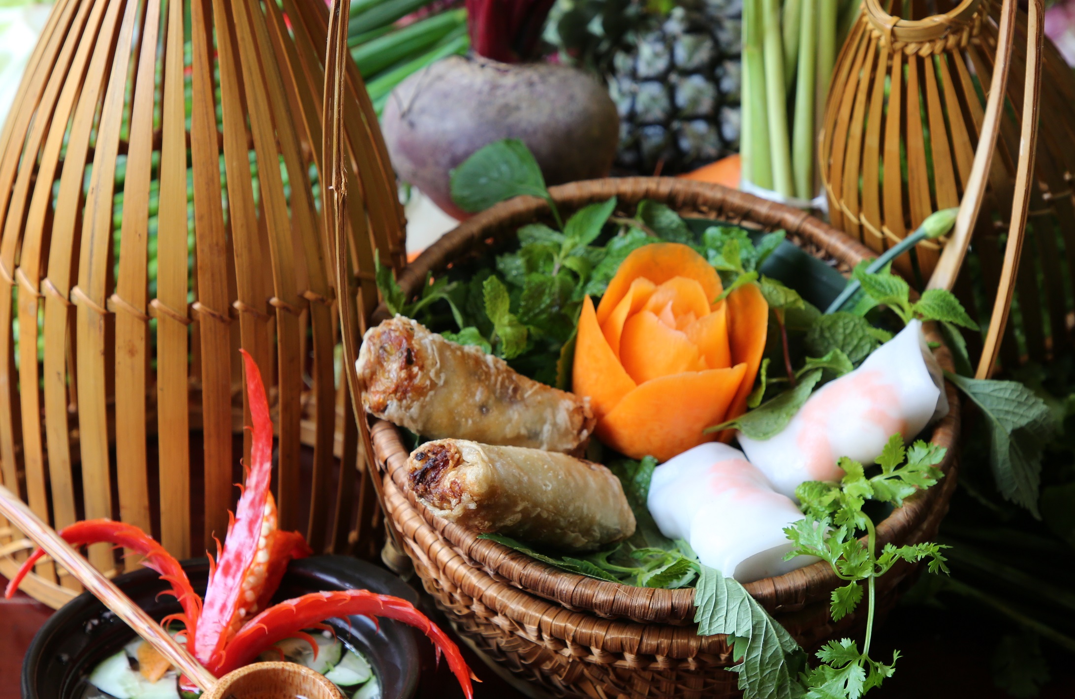 nem hn va pho cuon mix